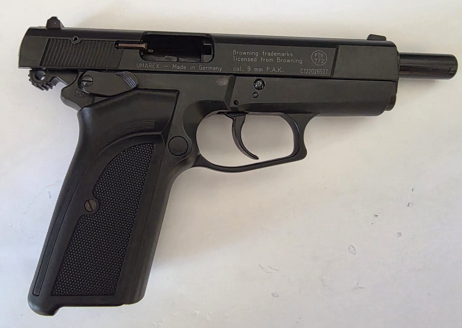 Browning GPDA 9 Schreckschuss Pistole 9mm P.A.K. schwarz brüniert – Bild 2