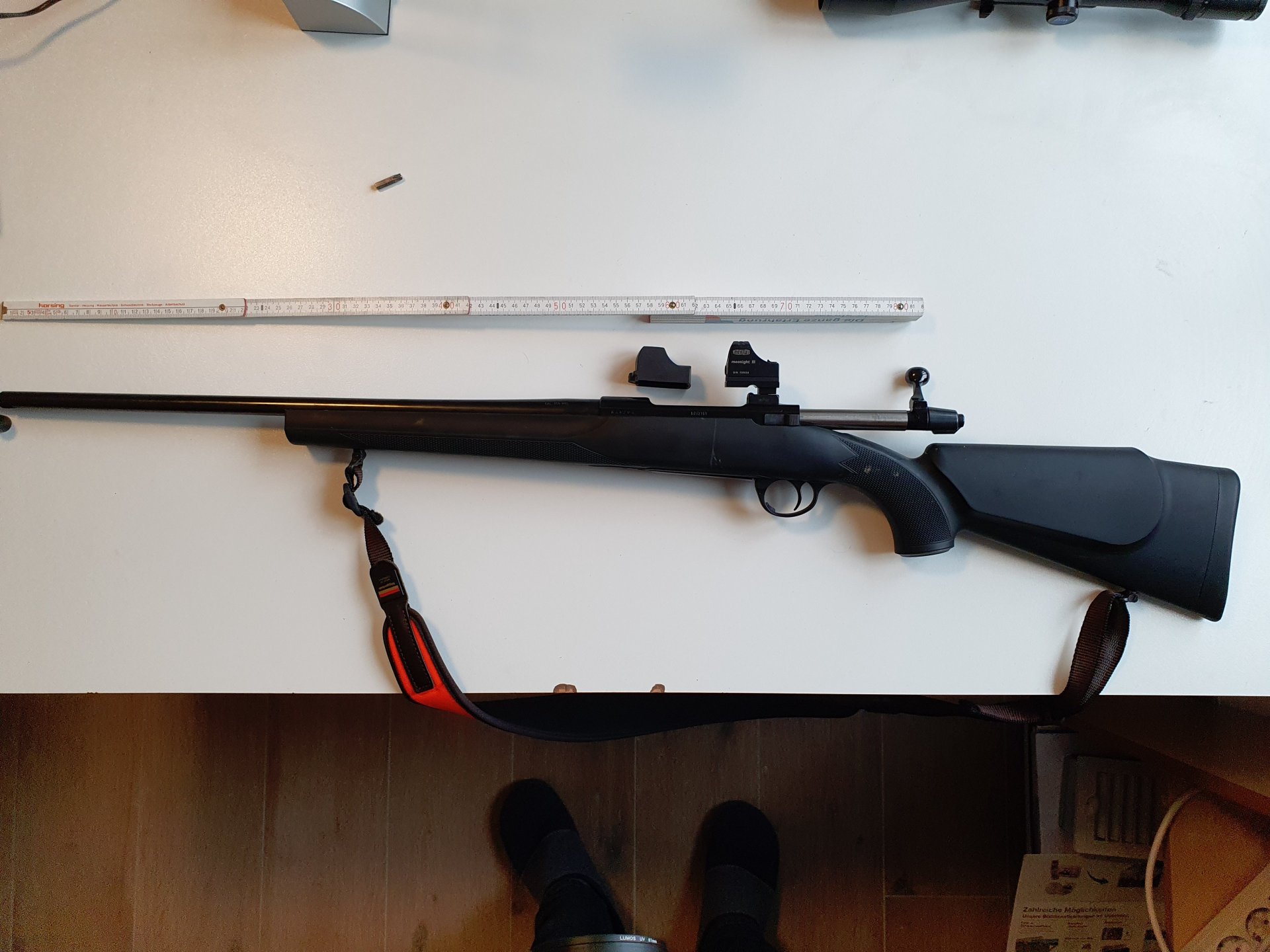 Klasse Drückjagd-Kombi! Mercury 870 in .308 Win m.Münd.Gew. + Reflex-Visier – Bild 1