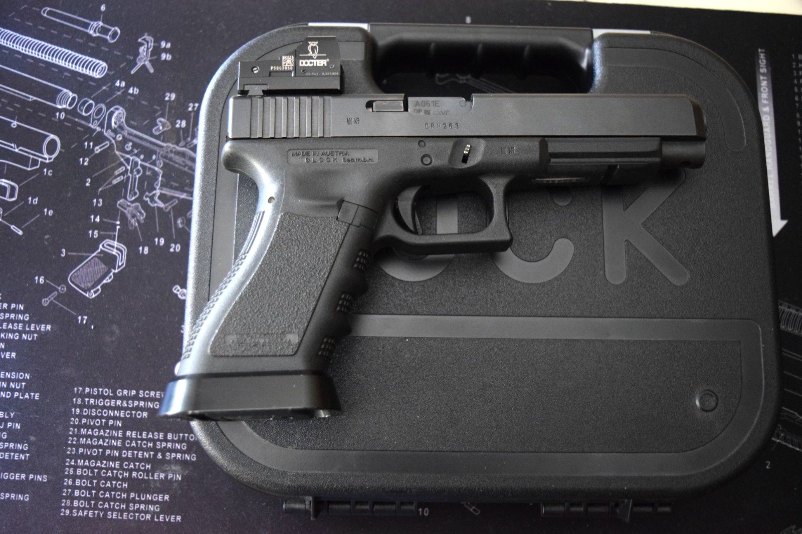 Glock 35 Kaliber 40 S&W mit Docter Sight – Bild 2