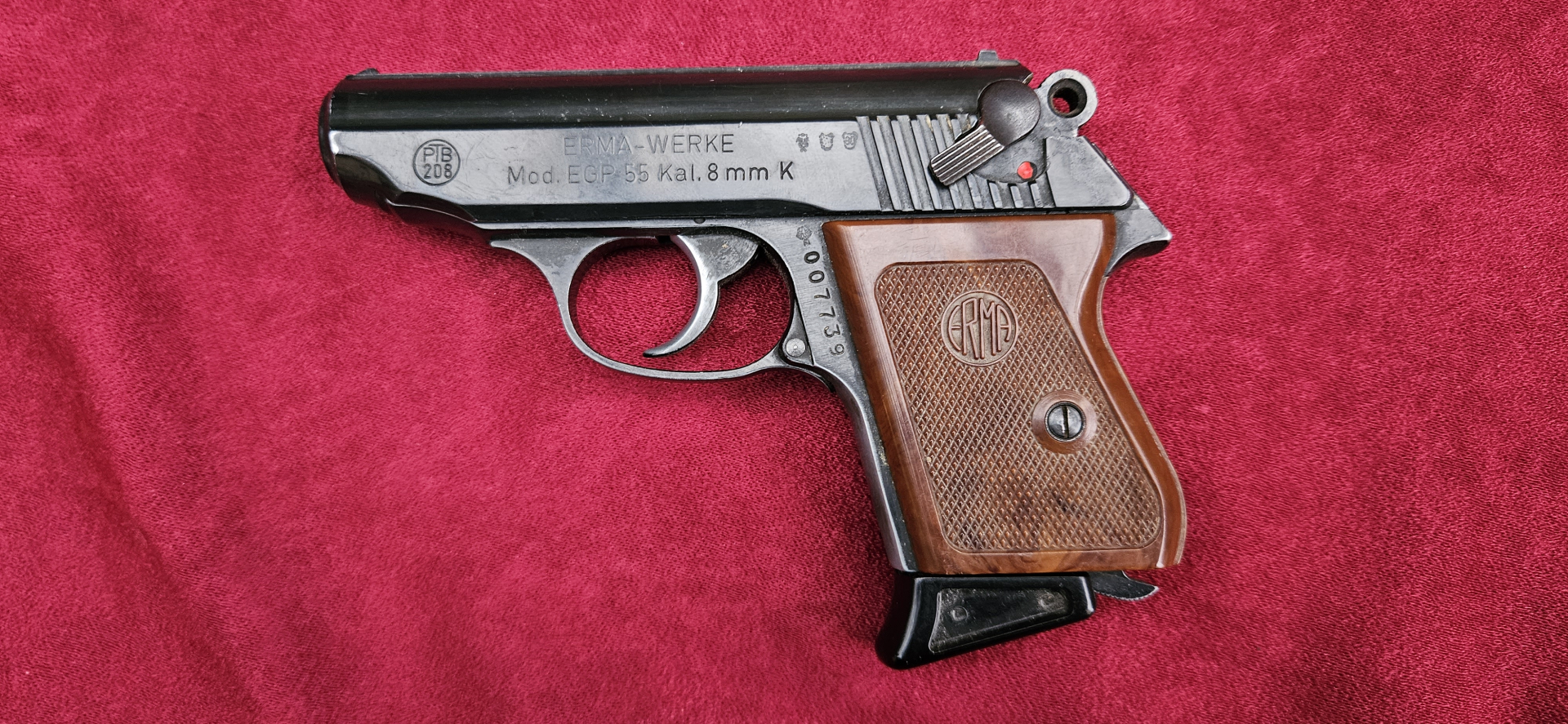 ERMA  Mod. EGP 55 Kal.8 mm K PTB 208 PPK – Bild 1