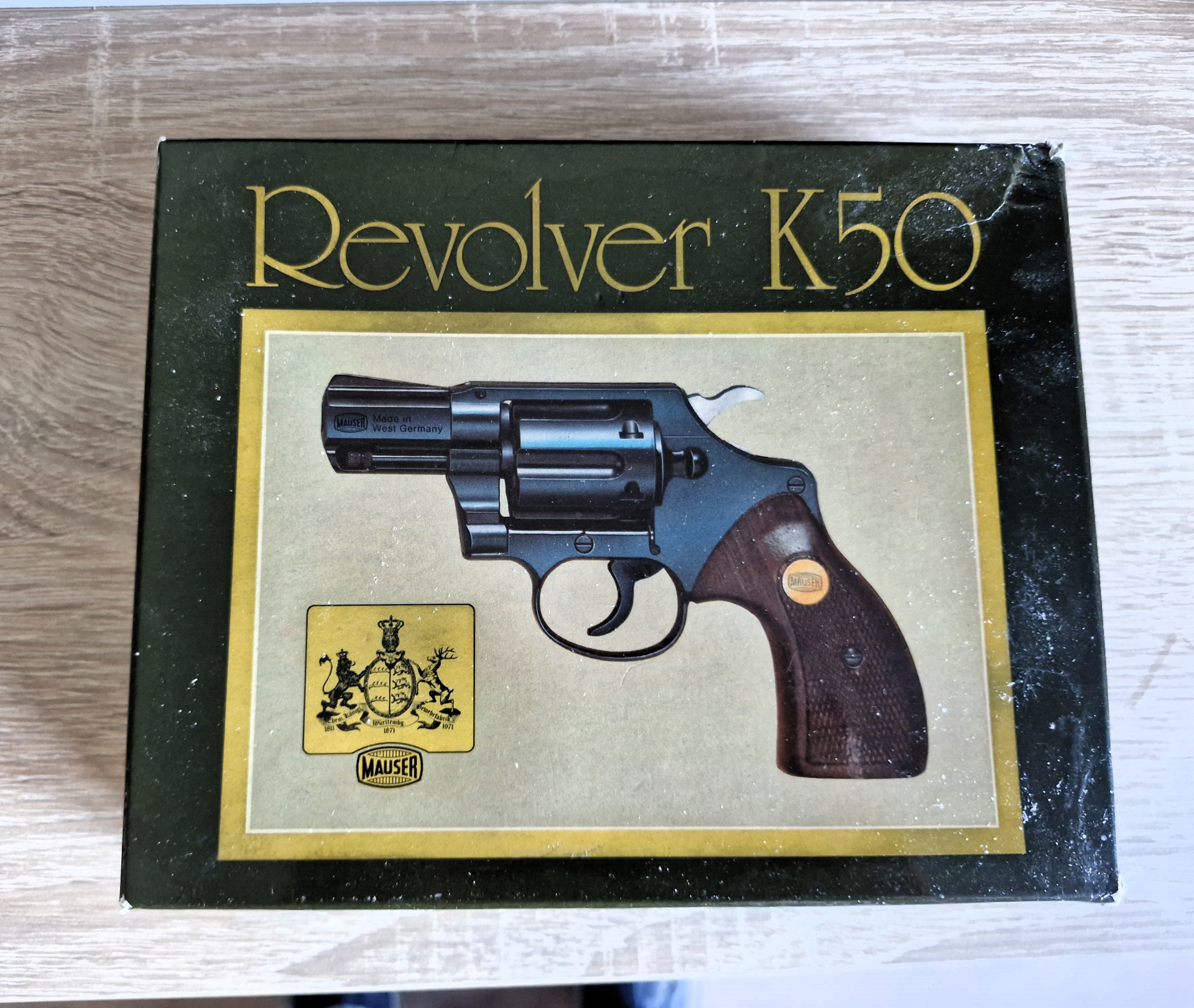 Mauser Schreckschuss Revolver K 50 Kaliber 9 mm RK (.380 Knall). – Bild 1