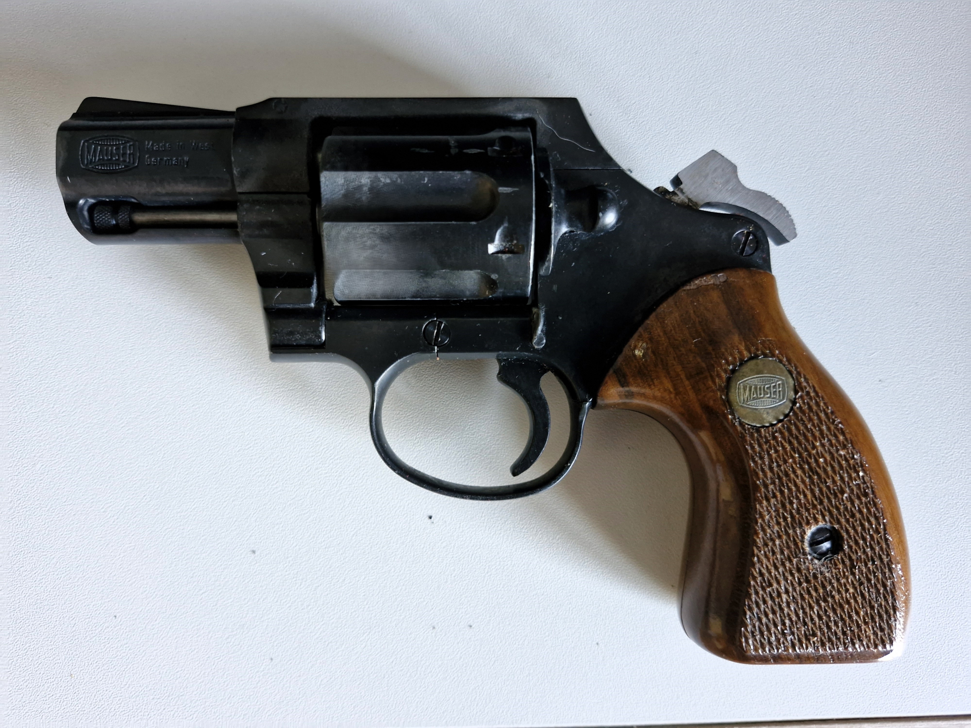 Mauser Schreckschuss Revolver K 50 Kaliber 9 mm RK (.380 Knall). – Bild 5