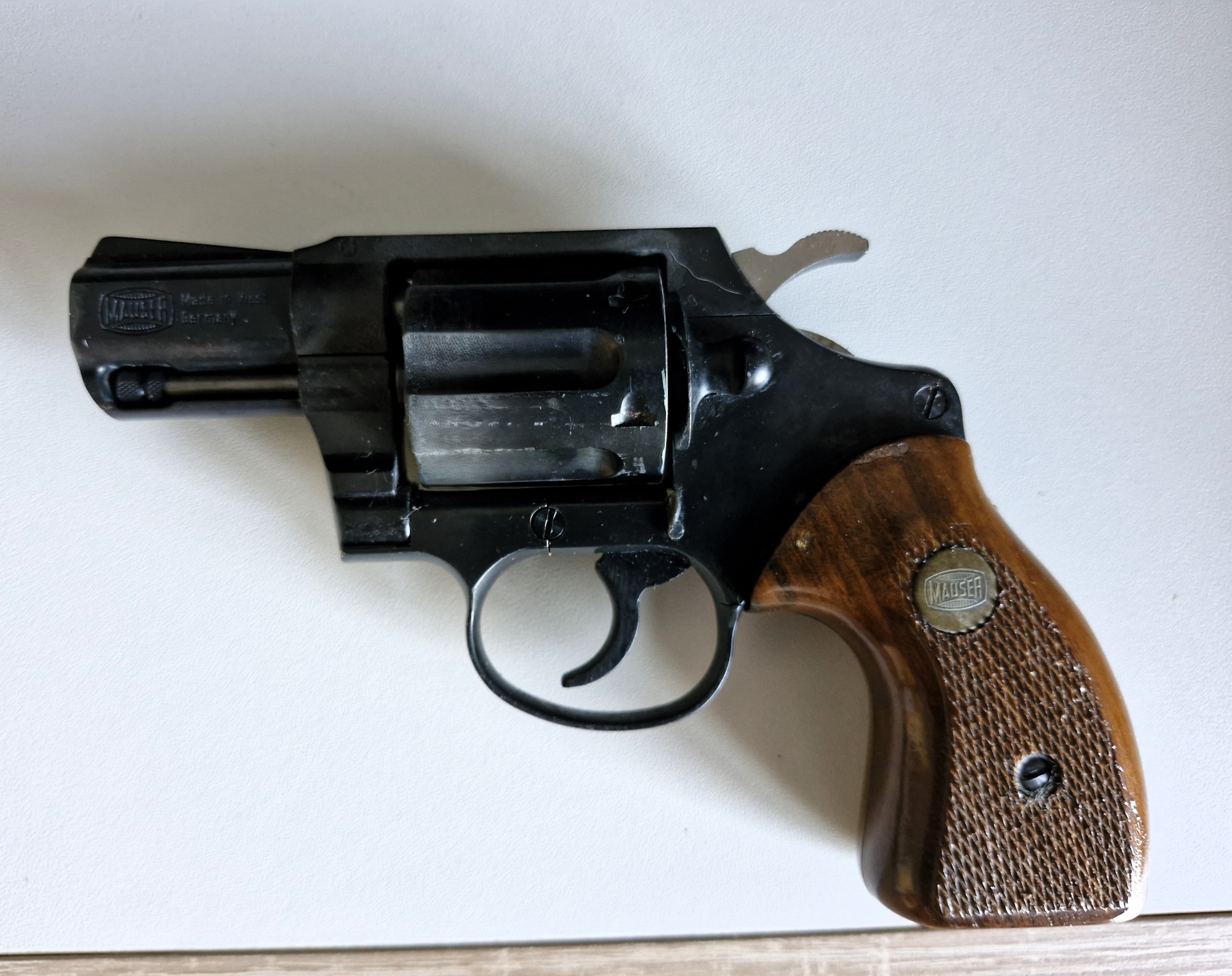 Mauser Schreckschuss Revolver K 50 Kaliber 9 mm RK (.380 Knall). – Bild 3