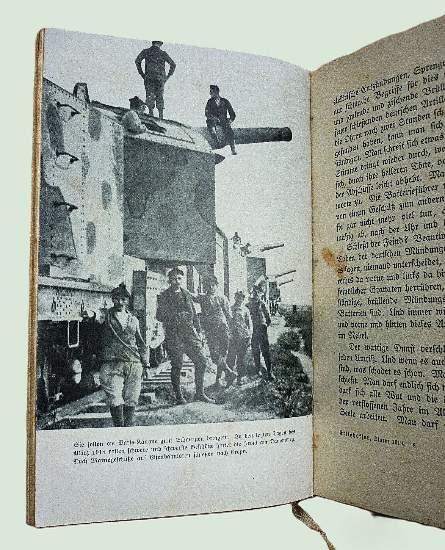 Altes Buch Sturm 1918 – Bild 3