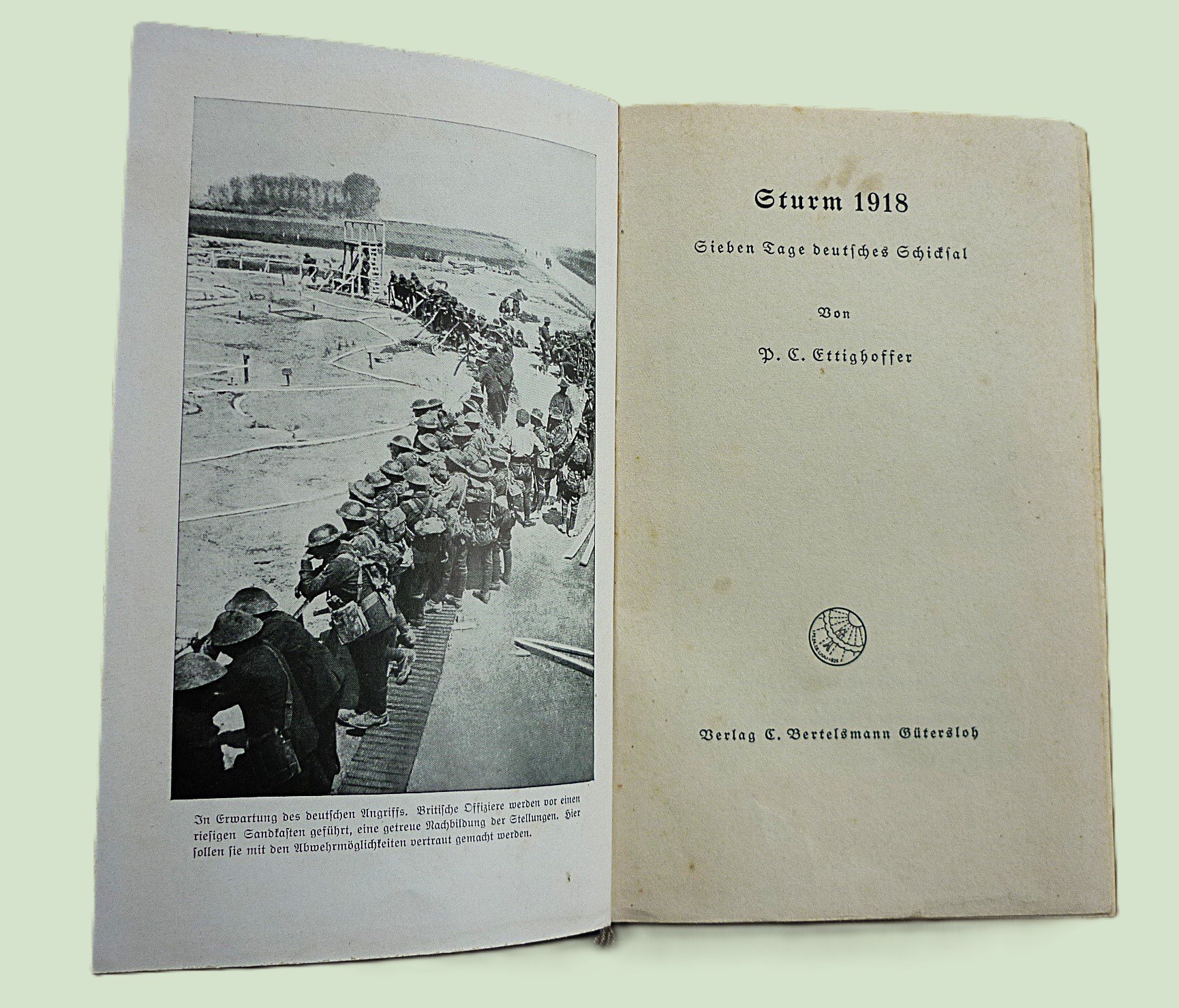 Altes Buch Sturm 1918 – Bild 2