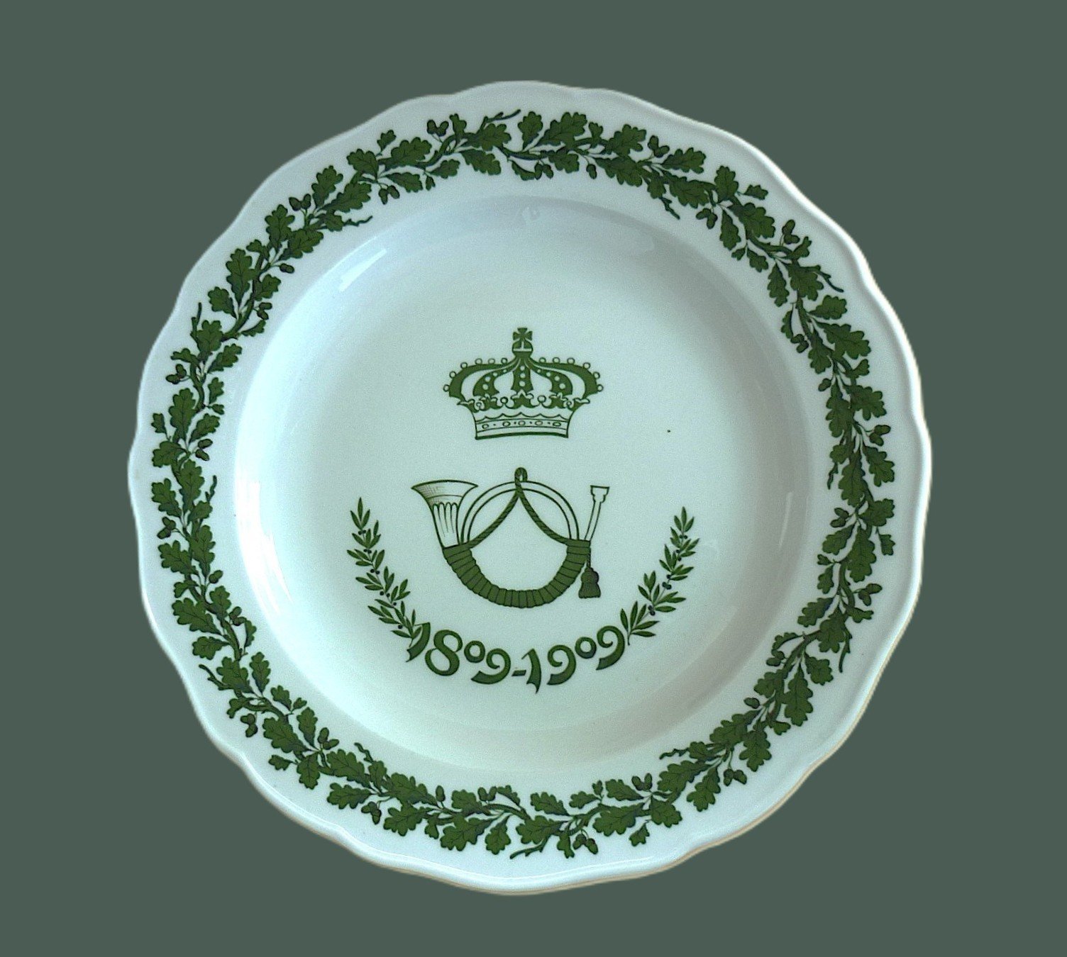 Alter Regimentsteller Meissen Sächsisches Jäger Batailion 1909 – Bild 1