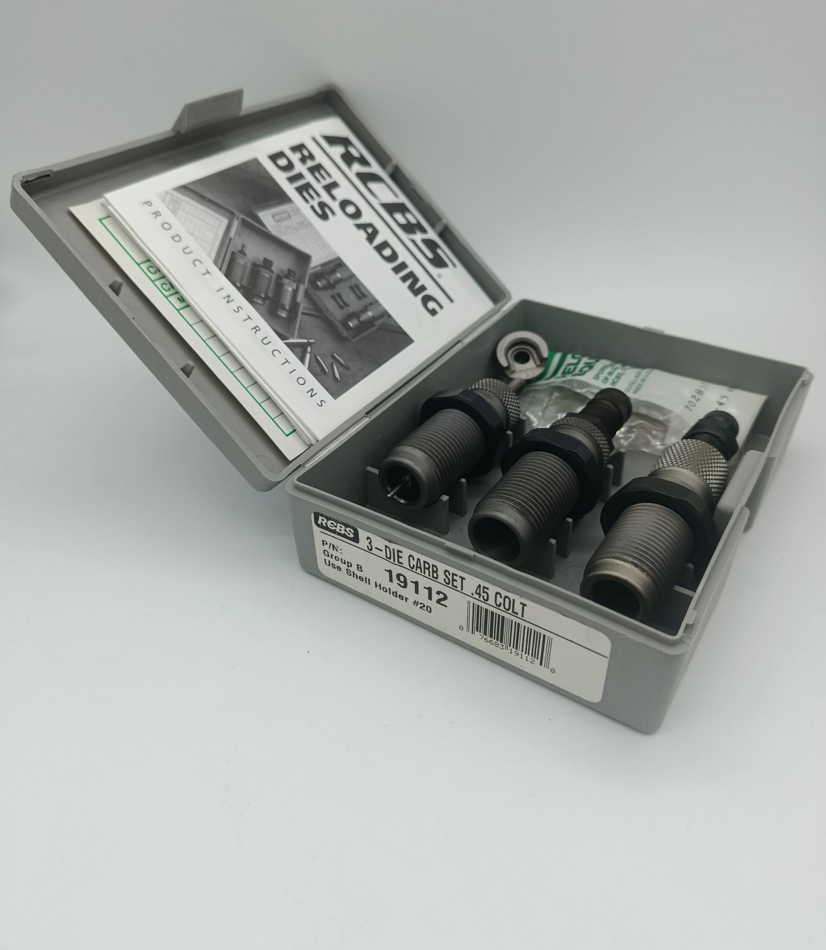 .45LC Long Colt Matrizensatz RCBS Hartmetall – Bild 1