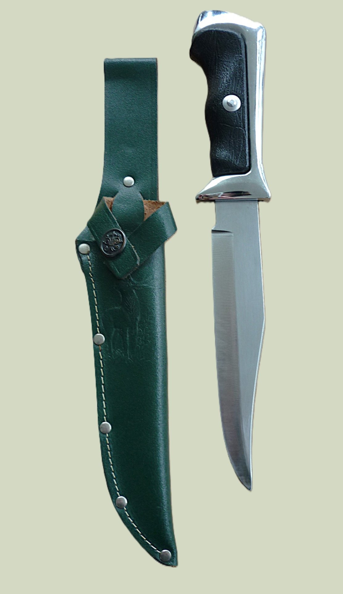 Altes Jagdmesser Bowie Hirsch Schneidteufel Solingen – Bild 1