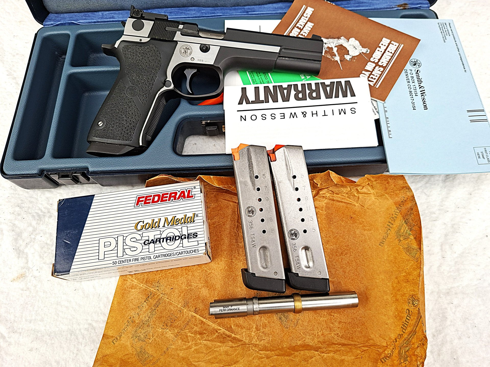 S&W Mod. 3566 Limited Cal. .356TSW ( 9X21,5) mit WL Cal. .9mm Para – Bild 4