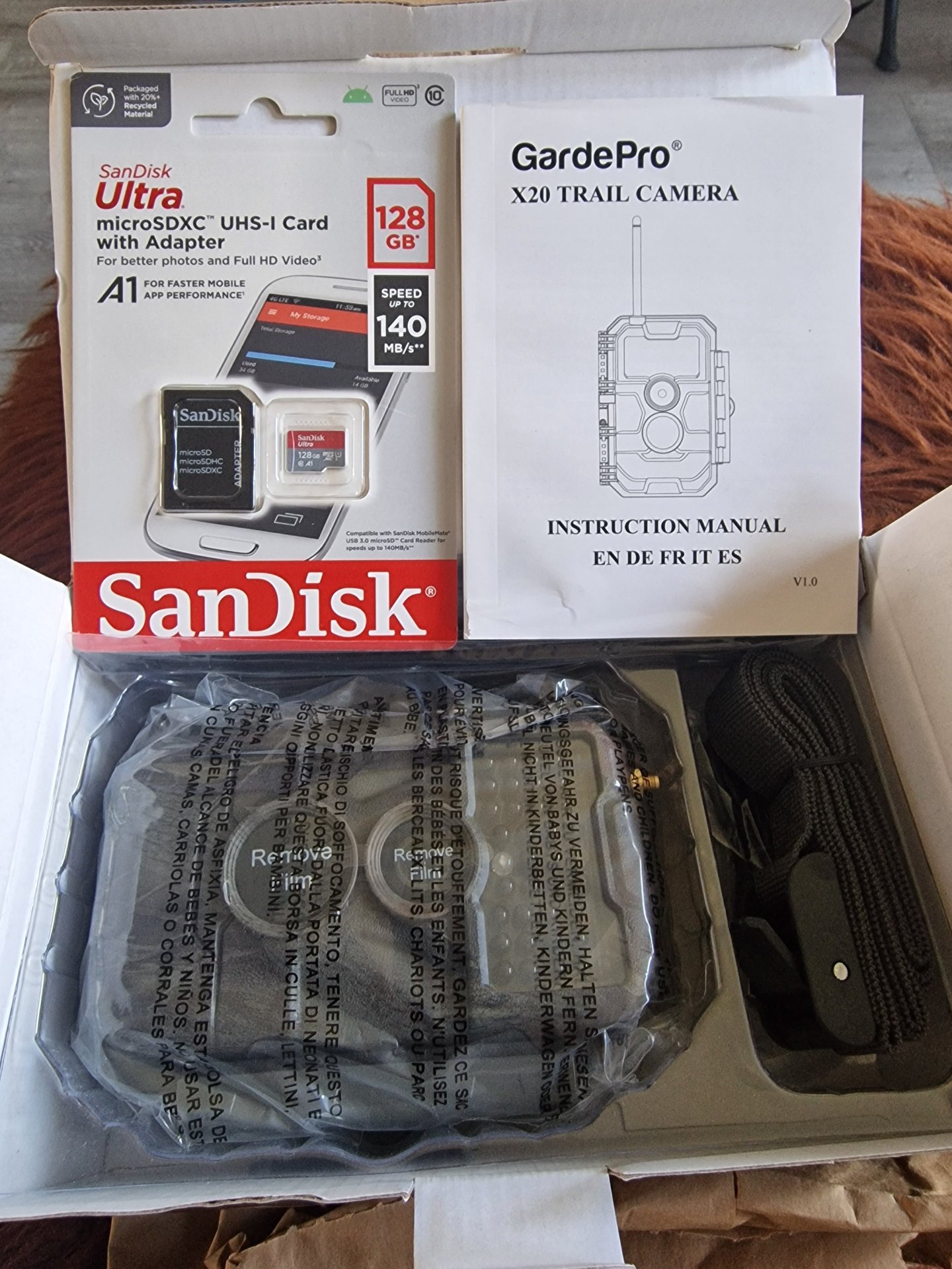Einzelkamera: GardePro X20 4G LTE Wildkamera Fotofalle + 128GB – OVP – Bild 3
