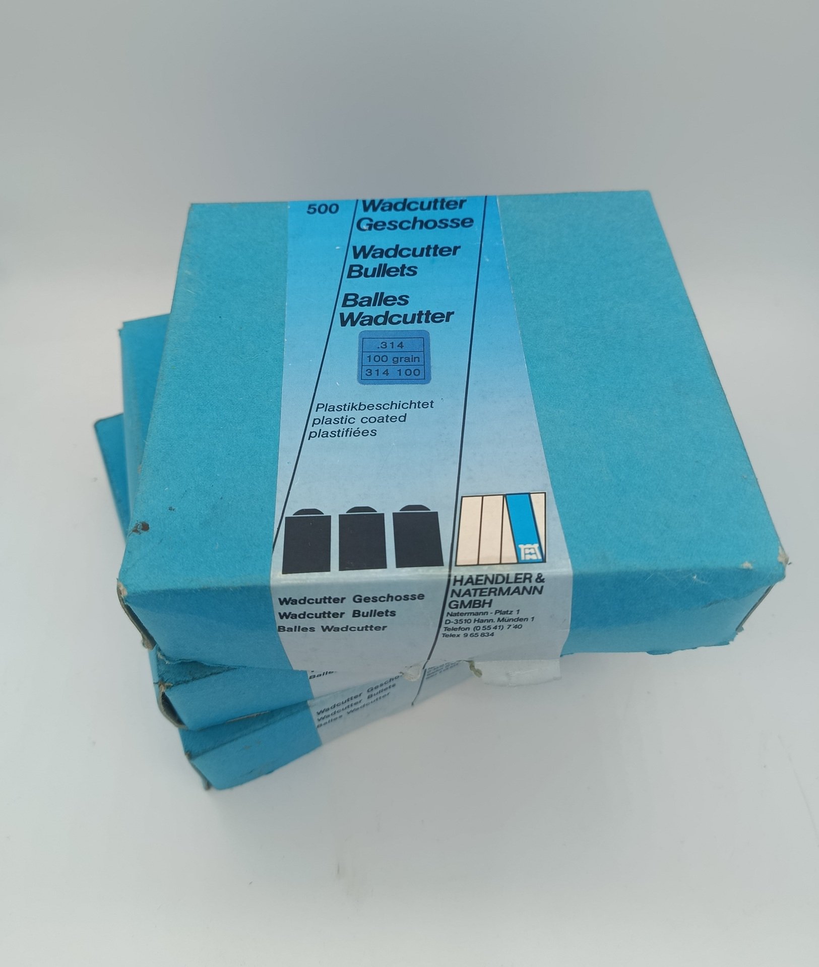 H&N Geschosse .314wc 100grain 1.400 Stück .32 S&W Long WC/7,62 Nagant – Bild 1