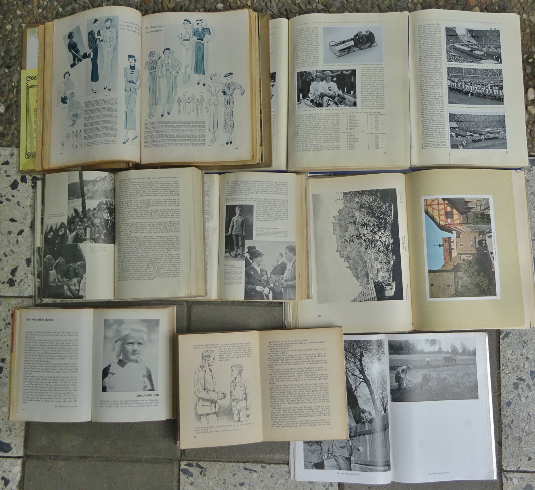 Posten alte Originalbücher Jugend, Frauen, Sport – Bild 2