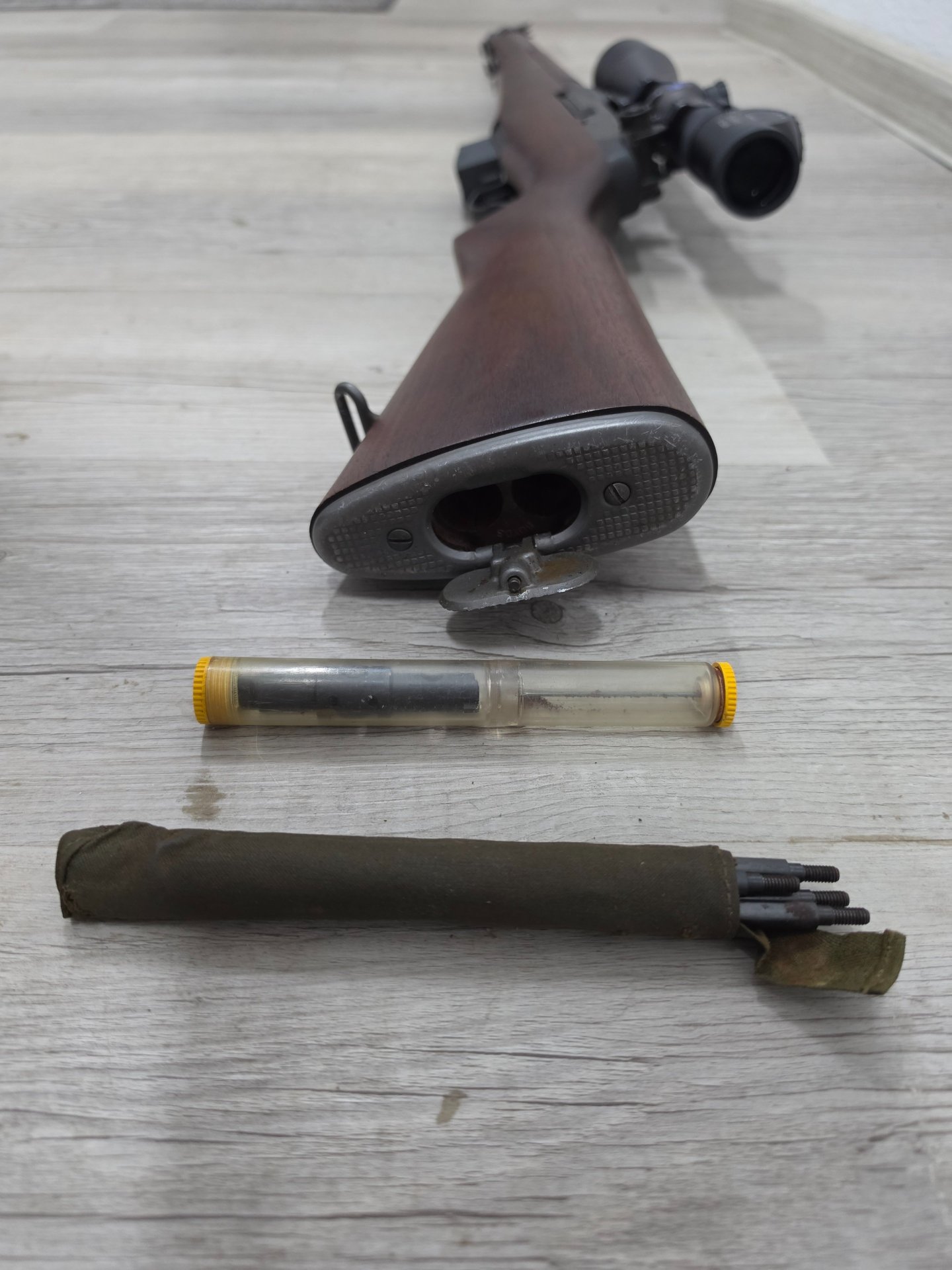 M1 Garand .308 Win. Umbau Wehrle, Wechselmagazin, Zeiss Duralyt 3-12x50 – Bild 5