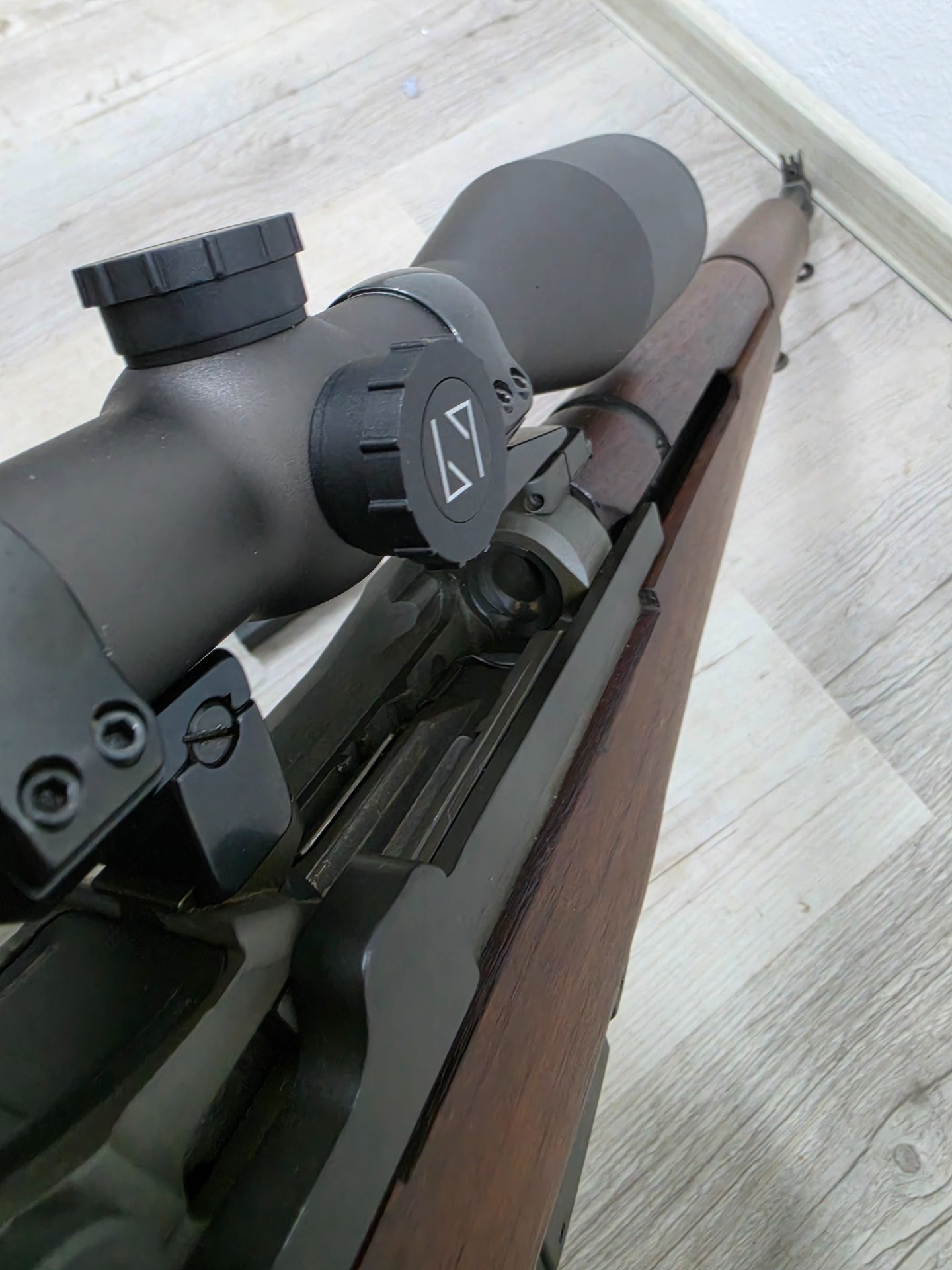 M1 Garand .308 Win. Umbau Wehrle, Wechselmagazin, Zeiss Duralyt 3-12x50 – Bild 3