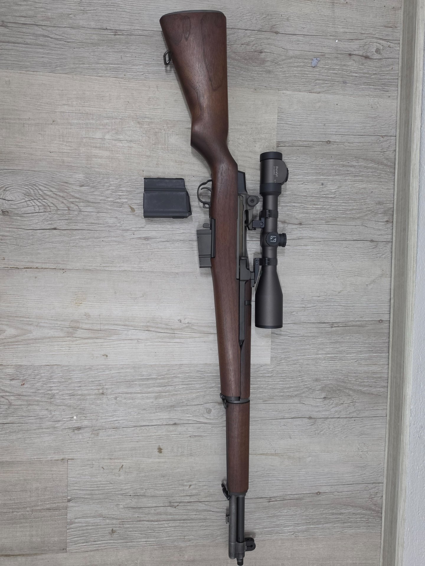 M1 Garand .308 Win. Umbau Wehrle, Wechselmagazin, Zeiss Duralyt 3-12x50 – Bild 6