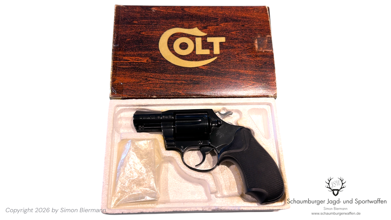 Revolver, Colt, Detective Special, 2" Lauf, Kal. .38Special, Bestzustand. – Bild 1