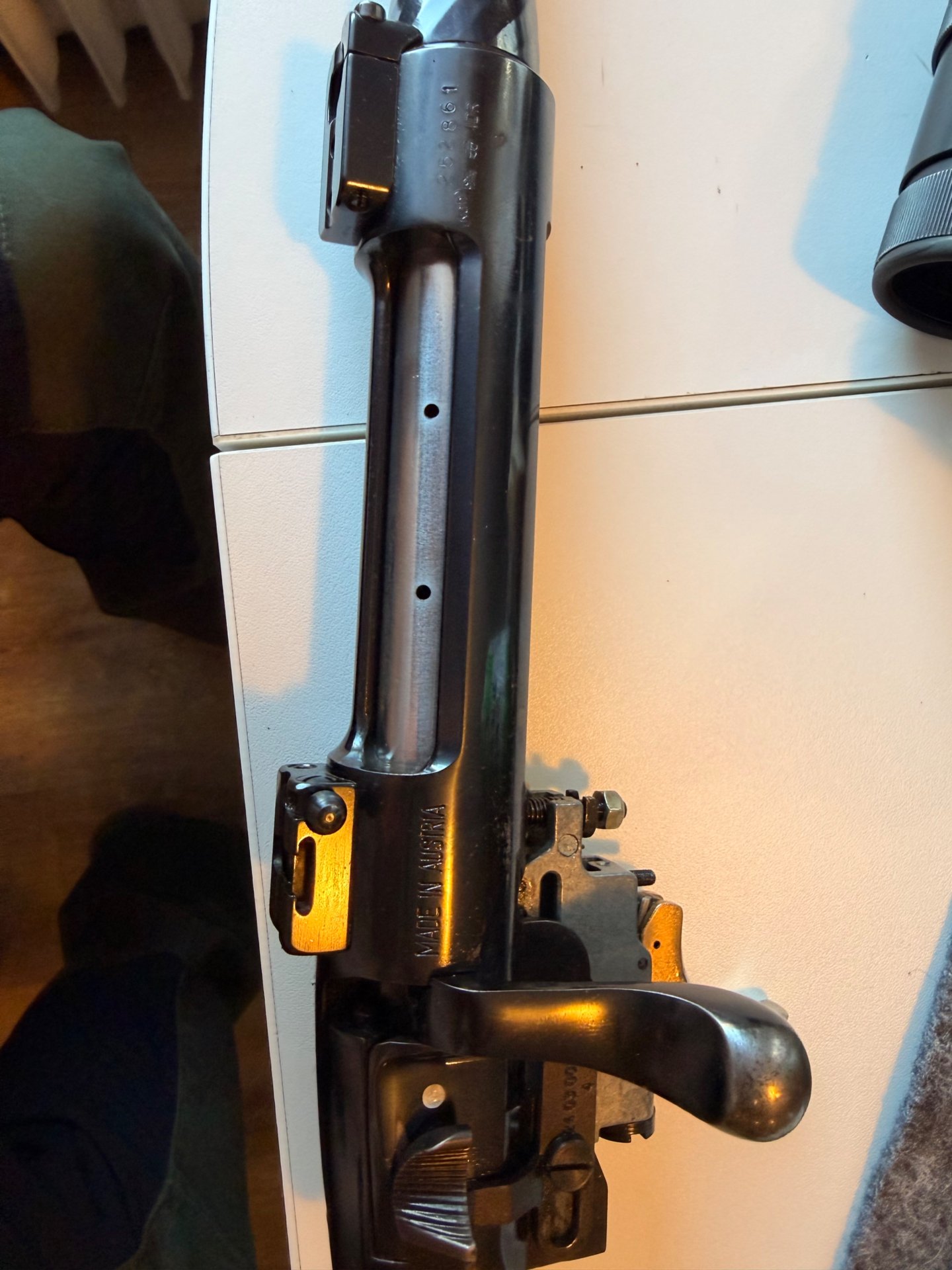 Steyr Mannlicher M Stutzen | Docter 2,5–10x48 | EAW Schwenkmontage | sehr schöner Zustand – Bild 6