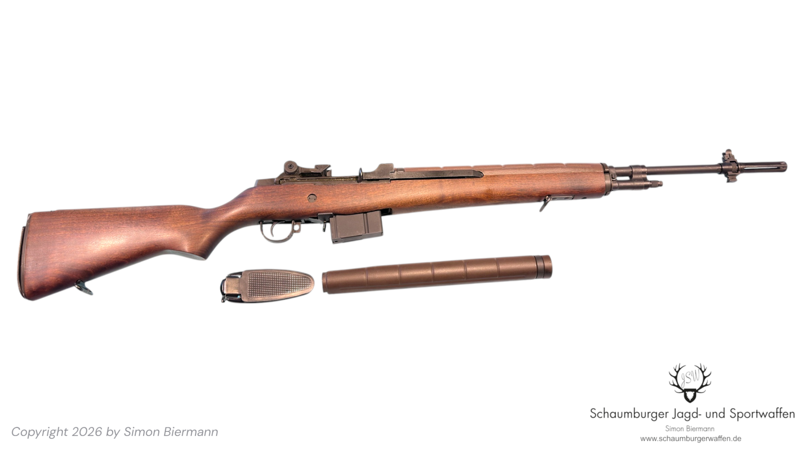 HA Büchse, Springfield Armory, M1A, US-Fertigung, Kal. .308Win, orig. Vietnam-Zubehör, Bestzustand. – Bild 1