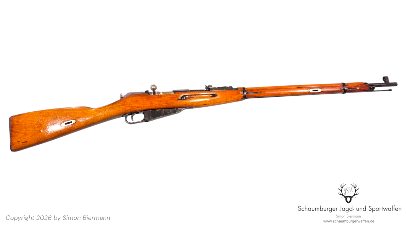 Repetierbüchse, Izhevsk, Mosin-Nagant, 91/30, 1934, Kal. 7,62x54R, sehr guter Zustand. – Bild 1