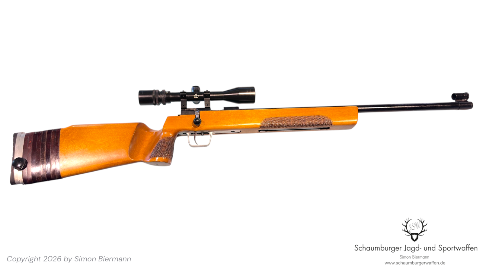 KK-Matchgewehr, Izhmash, CM-2, Kal. .22lr, neuwertiger Zustand, ZF defekt. – Bild 1