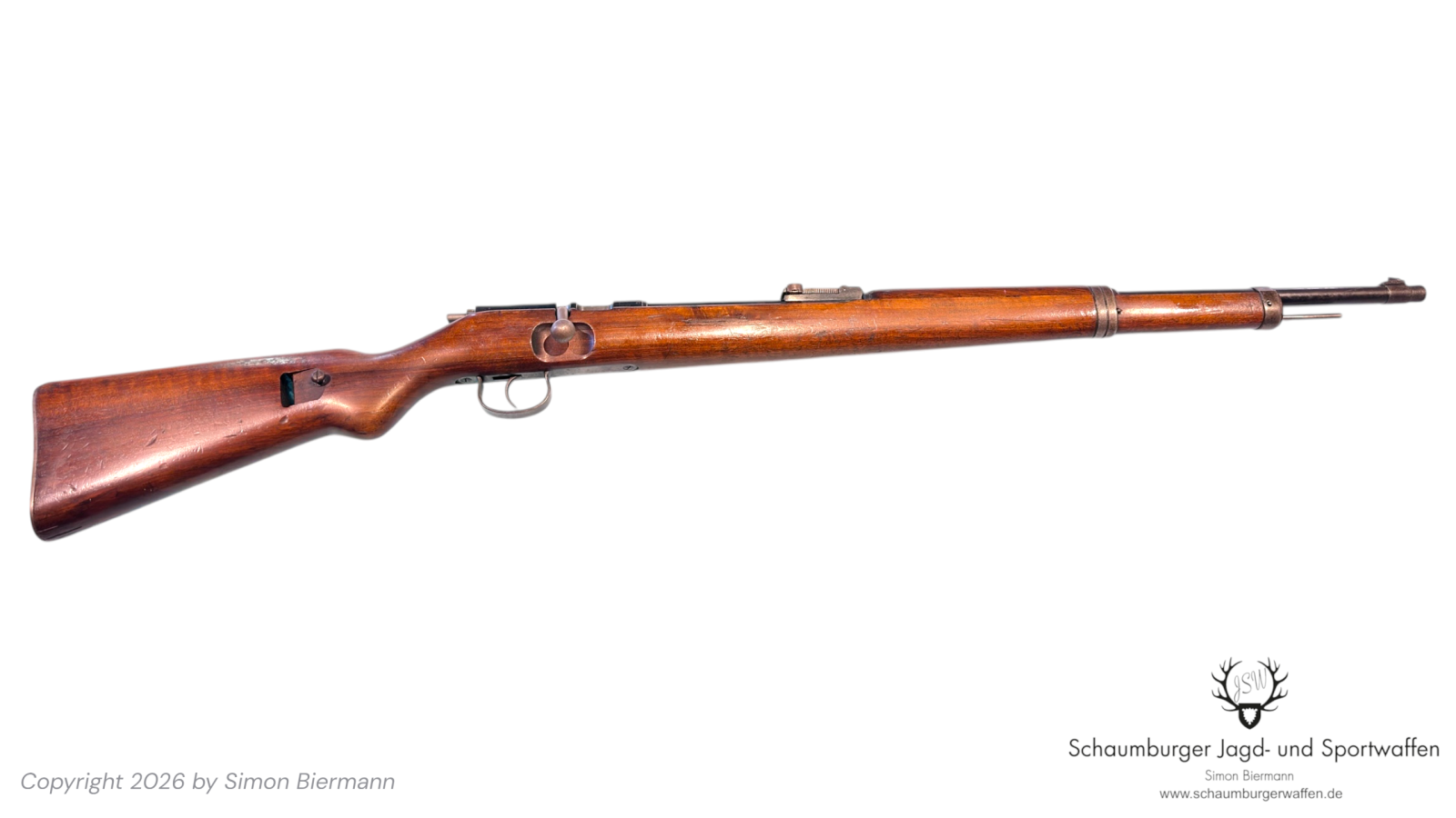 Sammlerwaffe! KK-Wehrsportkarabiner, BSW, Mod. W 625 C, Kal. .22lr, guter bis sehr guter Zustand. – Bild 1