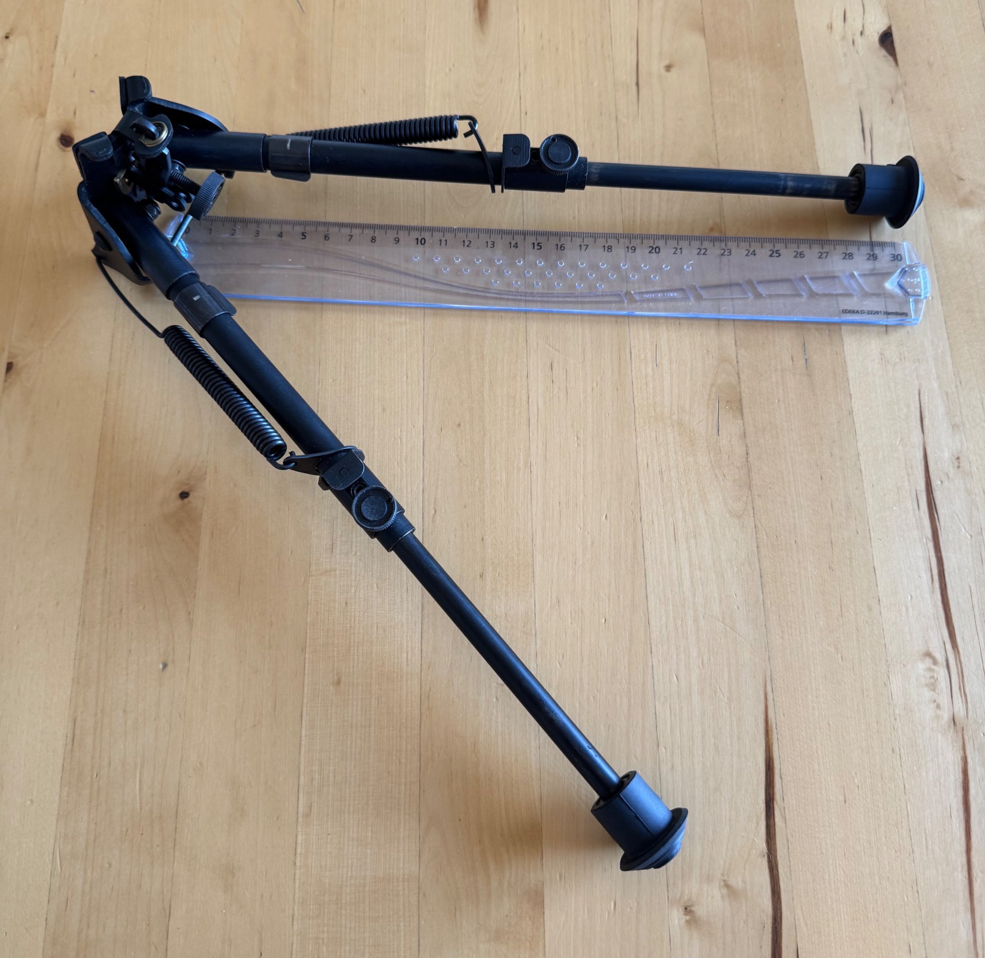 Harris-Style Zweibein Bipod für Riemenöse, 20–30 cm, stufenlos – Bild 3