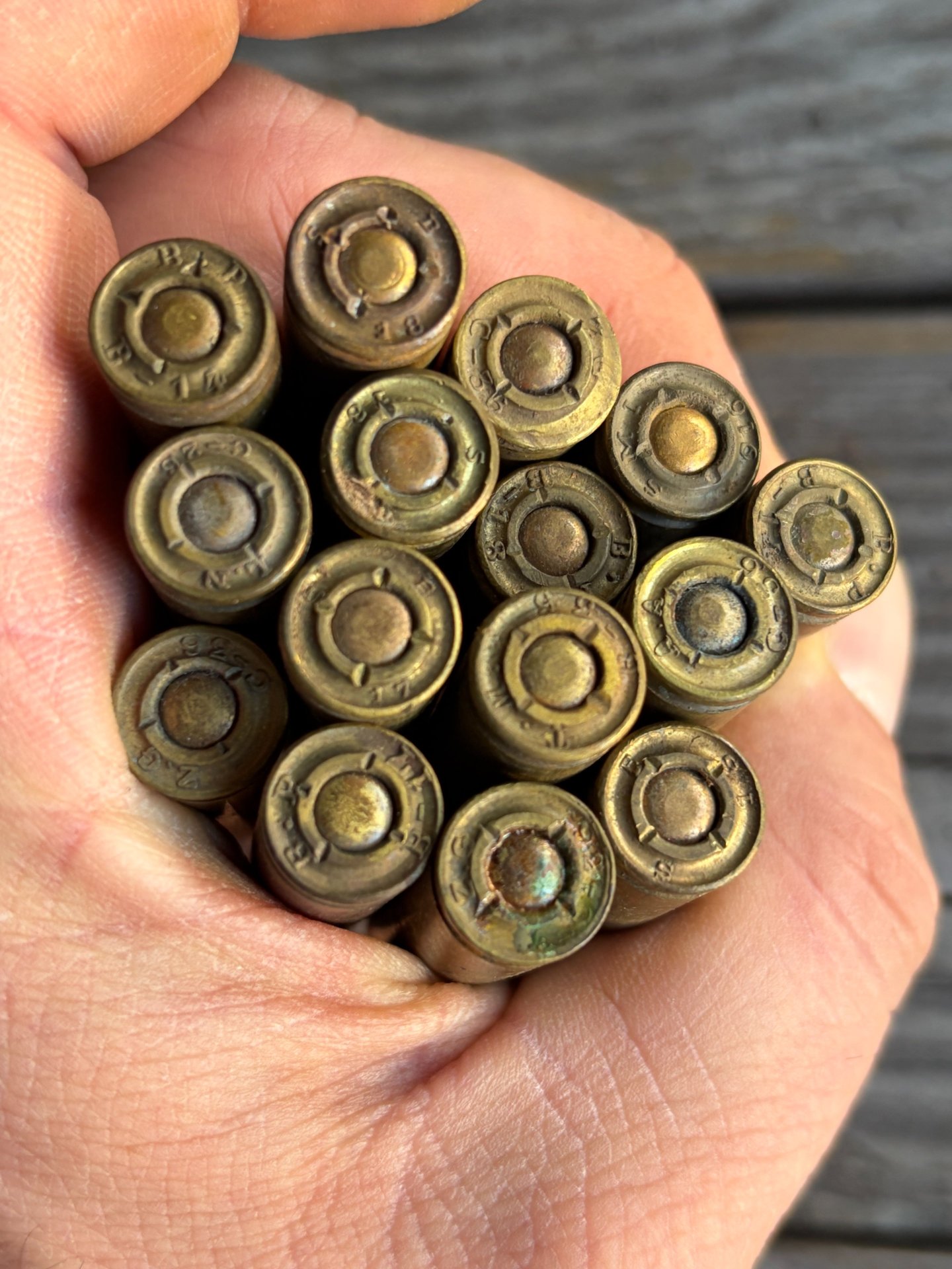 Schachtel mit Deko Platzpatronen 6,5mm Carcano verwendet von der Wehrmacht – Bild 2