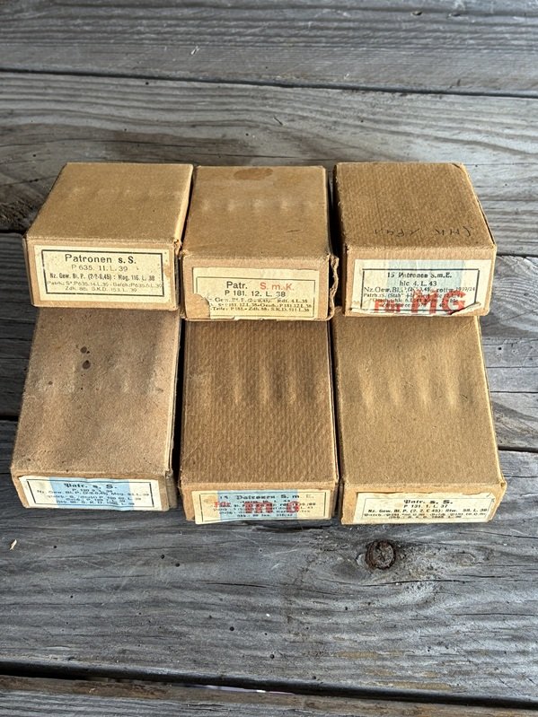 Schachteln 7,92X57 Wehrmacht Leer Konvolut 1 – Bild 2
