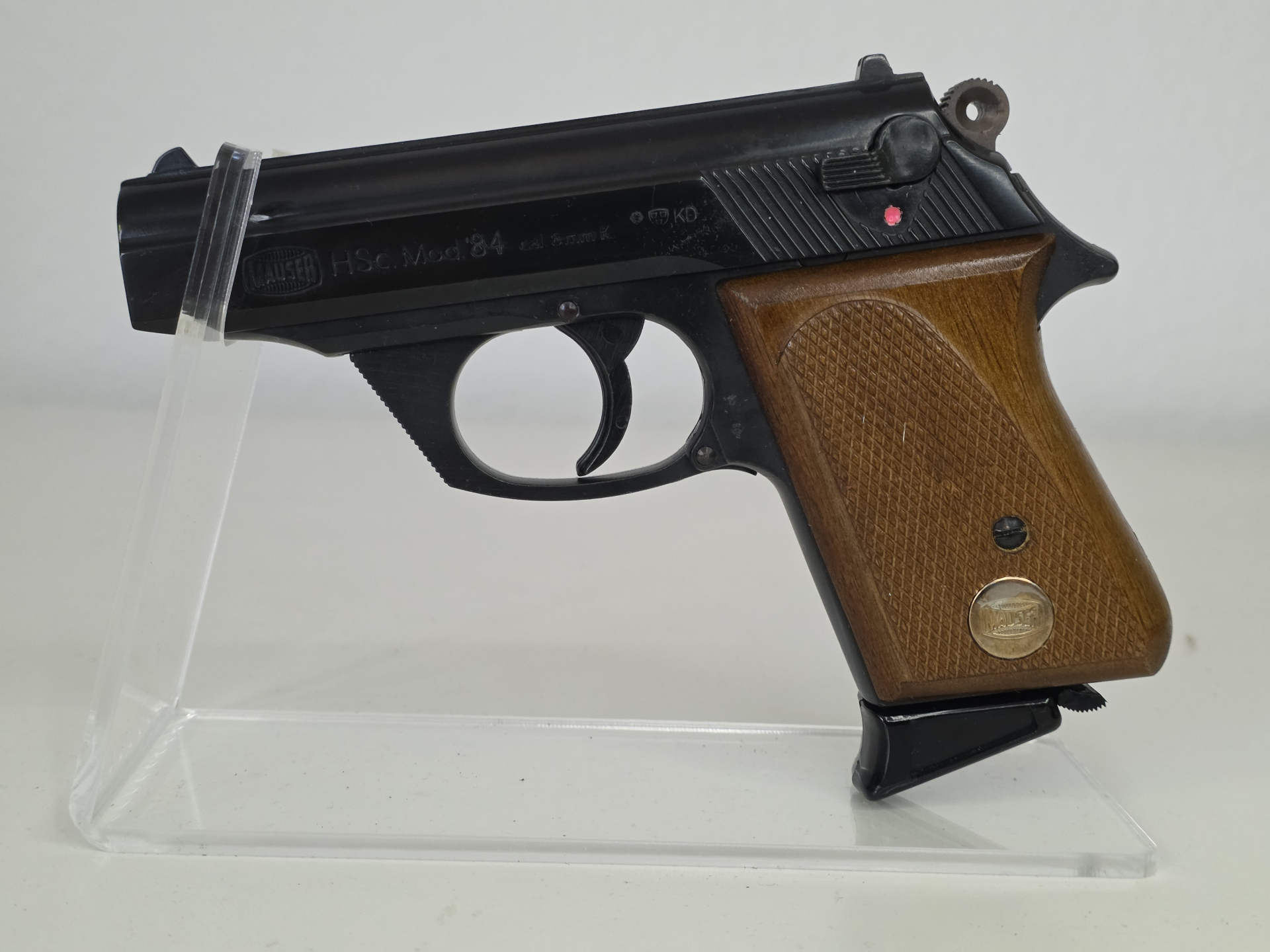 SAMMLERSTÜCK MAUSER HSC 84 8MM K. MIT HOLZGRIFFSCHALEN SEHR SELTEN! – Bild 1