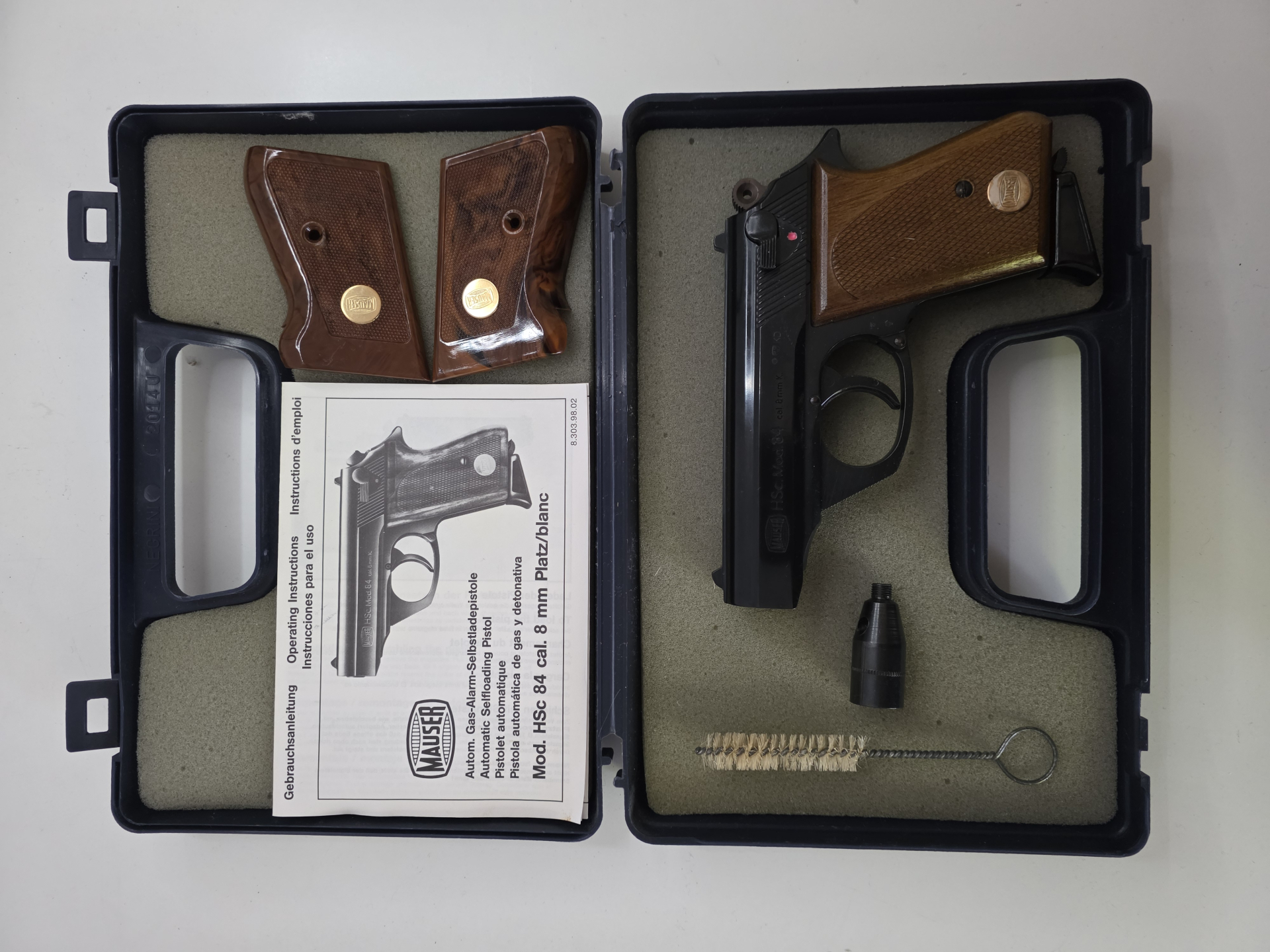 SAMMLERSTÜCK MAUSER HSC 84 8MM K. MIT HOLZGRIFFSCHALEN SEHR SELTEN! – Bild 4