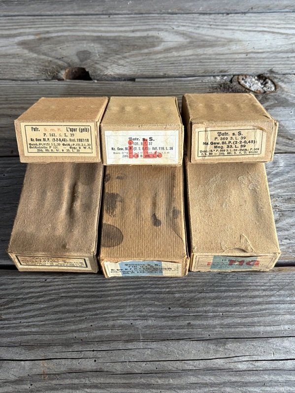 Schachteln 7,92X57 Wehrmacht Leer Konvolut 2 – Bild 2
