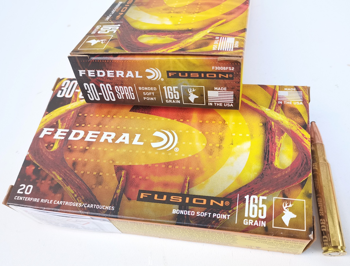40 Patronen Federal Fusion bonded .30-06 Springfield 165grs. Soft Point – Bild 1