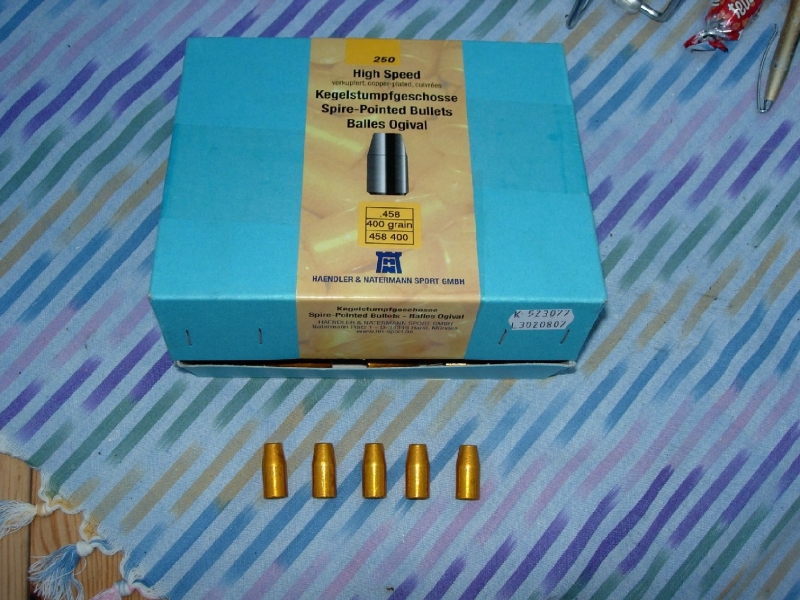 H&N Geschosse .458 400 Kegelstumpf – Bild 1