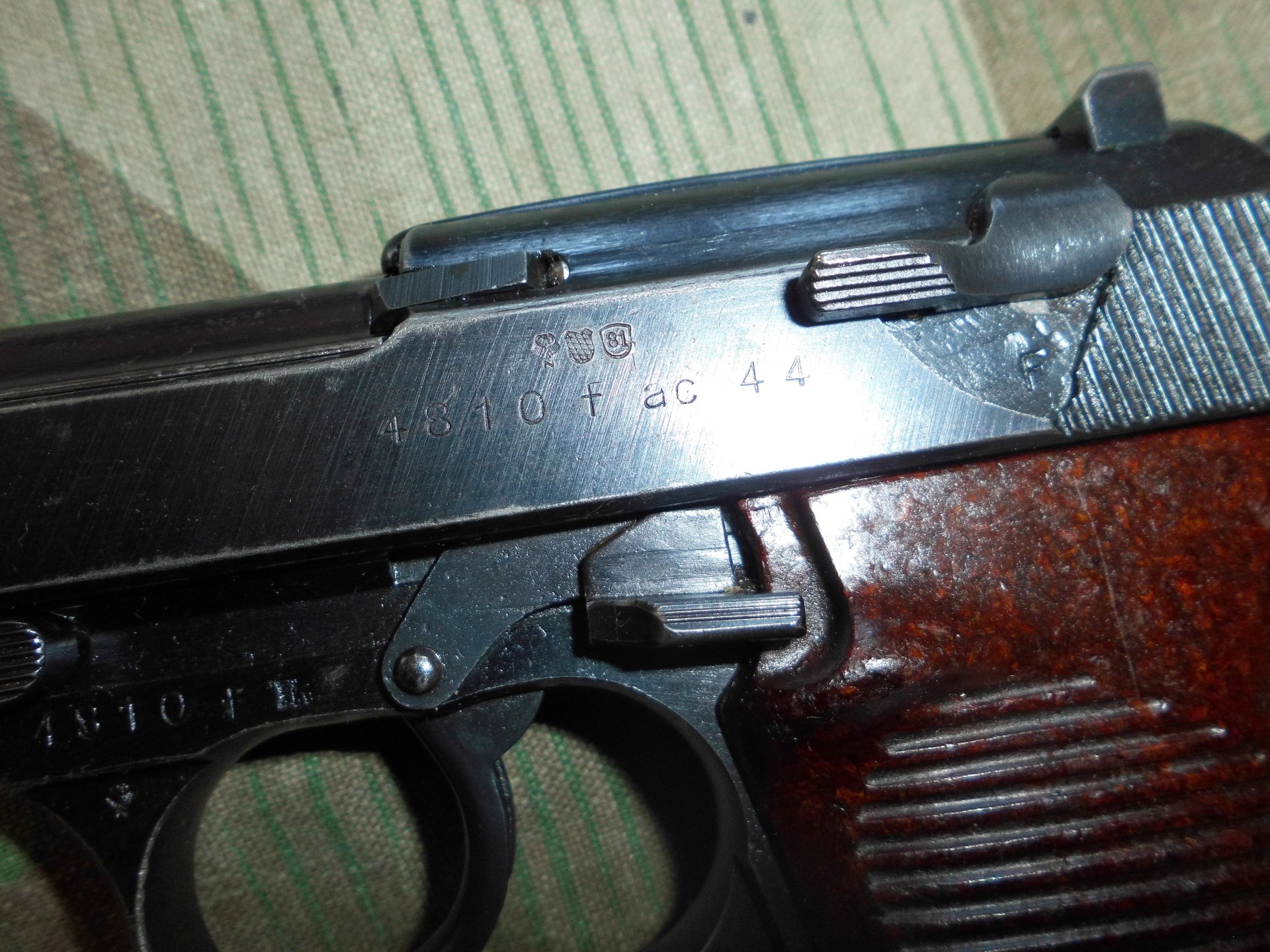TOP 1A P38 ac44 Walther von 1944 9mm TOP TOP – Bild 4