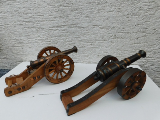 2 schöne grosse Vollmetallkanonen – Bild 2