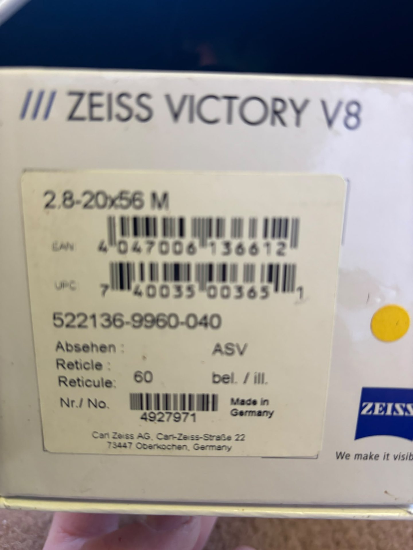 Zeiss Victory V8 2,8-20x56 ASV – Bild 4