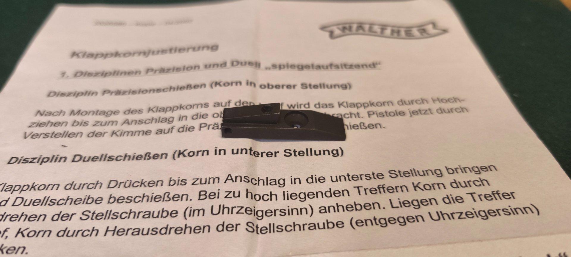 Klappkorn für Walther GSP – Bild 2