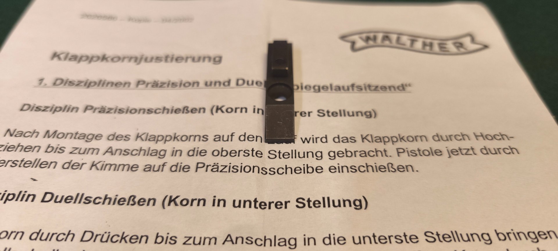Klappkorn für Walther GSP – Bild 4