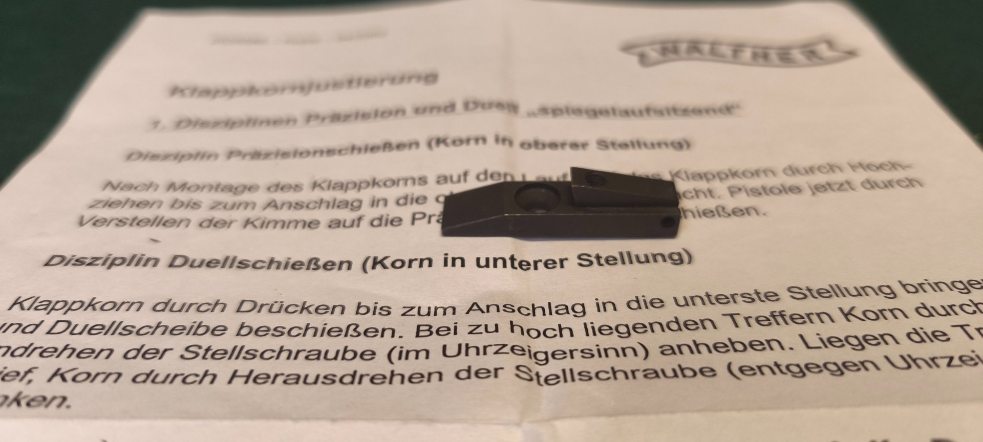 Klappkorn für Walther GSP – Bild 3