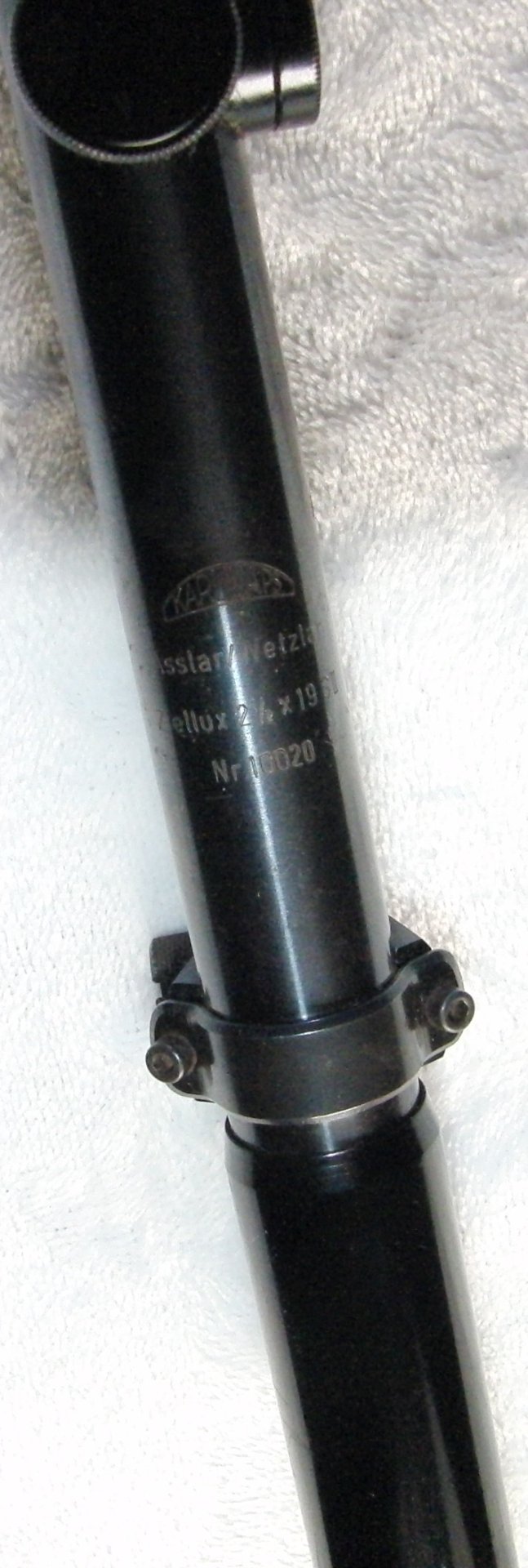 Historisches Zielfernrohr Karl Kaps Asslar / Wetzlar Zielux 2 ½ x 19 SII Nr. 10020 – Bild 4