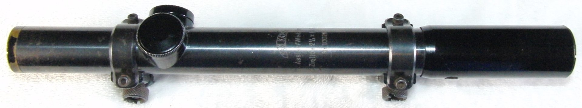Historisches Zielfernrohr Karl Kaps Asslar / Wetzlar Zielux 2 ½ x 19 SII Nr. 10020 – Bild 5
