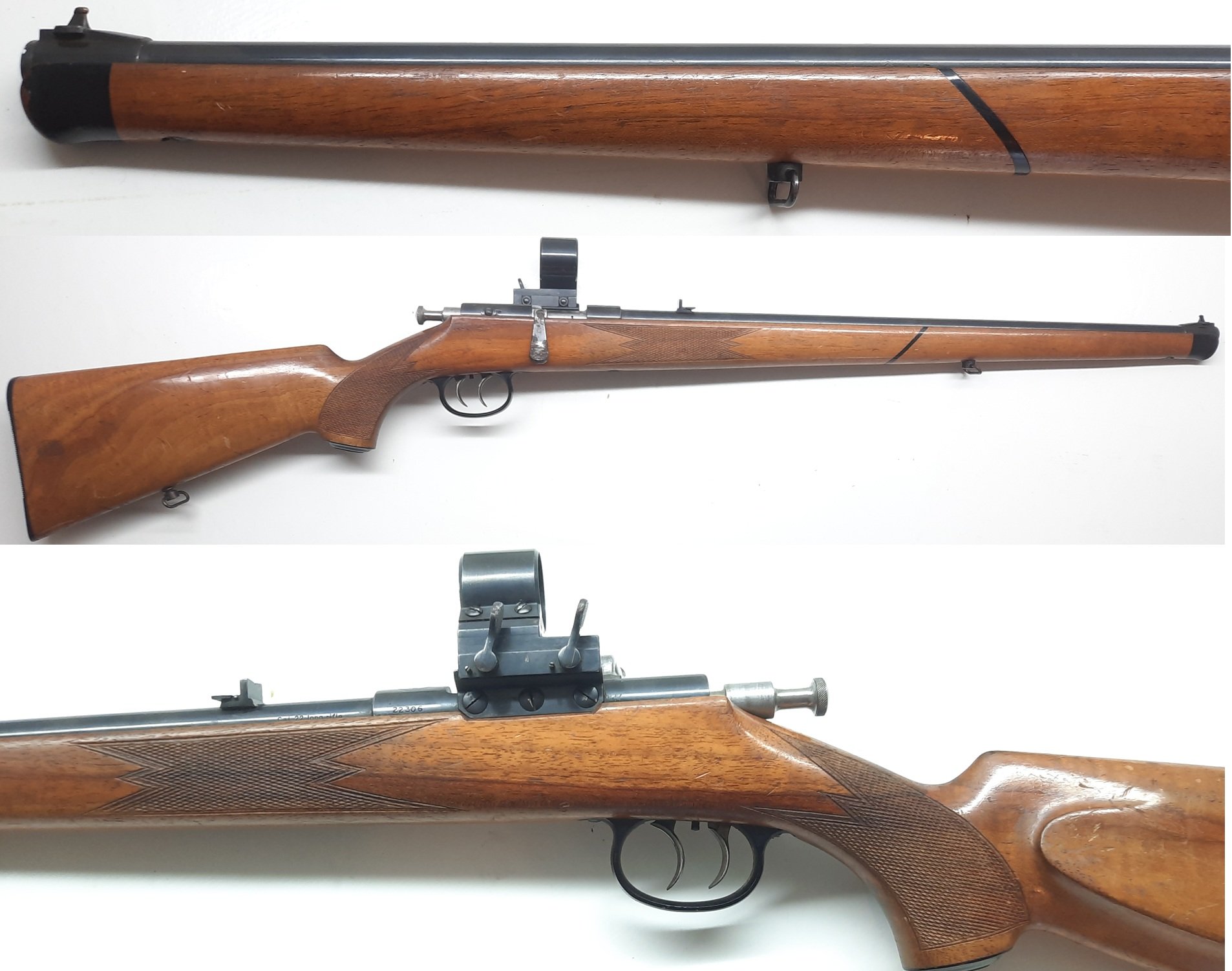 Anschütz Ulm Stutzen JGA Kal. .22lr Laufinnere - SPIEGELBLANK inkl. 30mm Montage – Bild 1