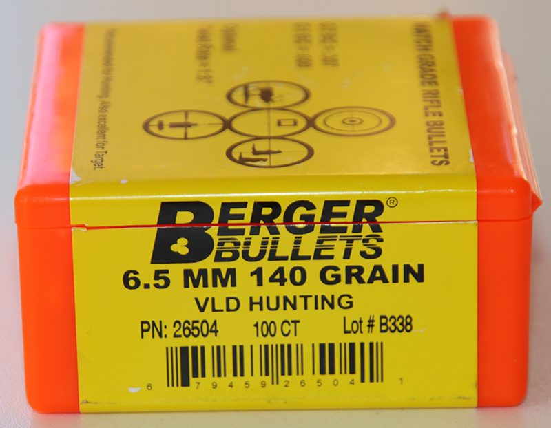 Berger VLD Hunting Kaliber .264 (6,5mm) 140 Grain – Bild 2