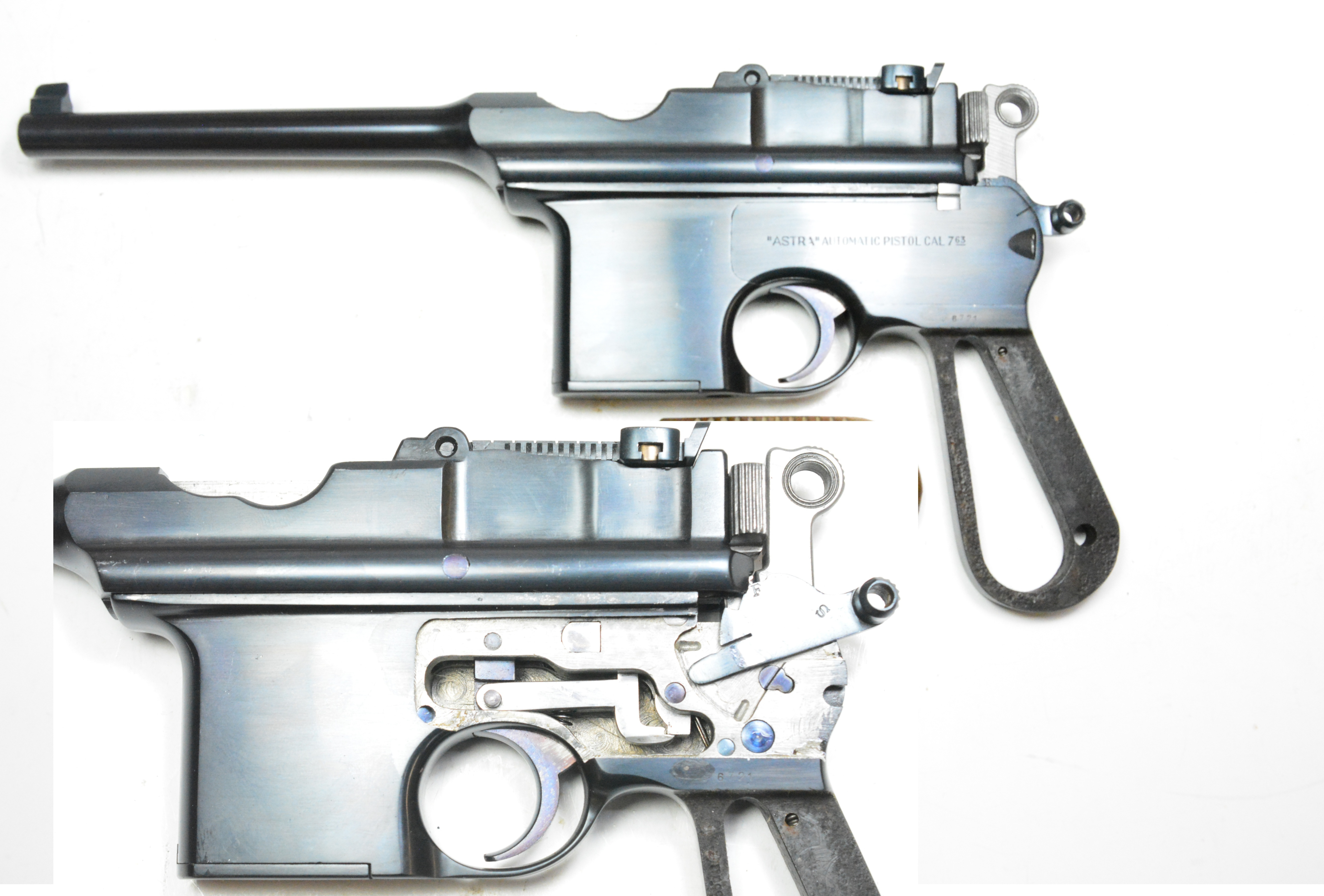 Astra 900, Kal. 7,63mmMauser,span. Nachbau C96 – Bild 2
