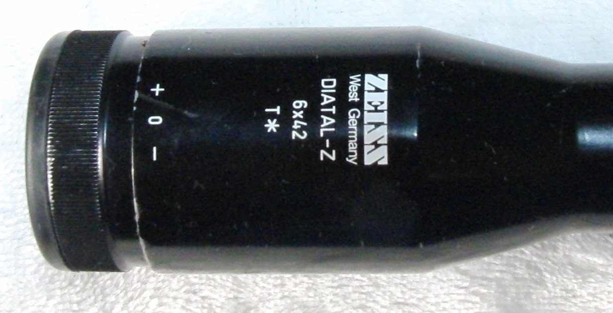 Zielfernrohr Zeiss West Germany Diatal – Z 6X42 T* – Bild 4