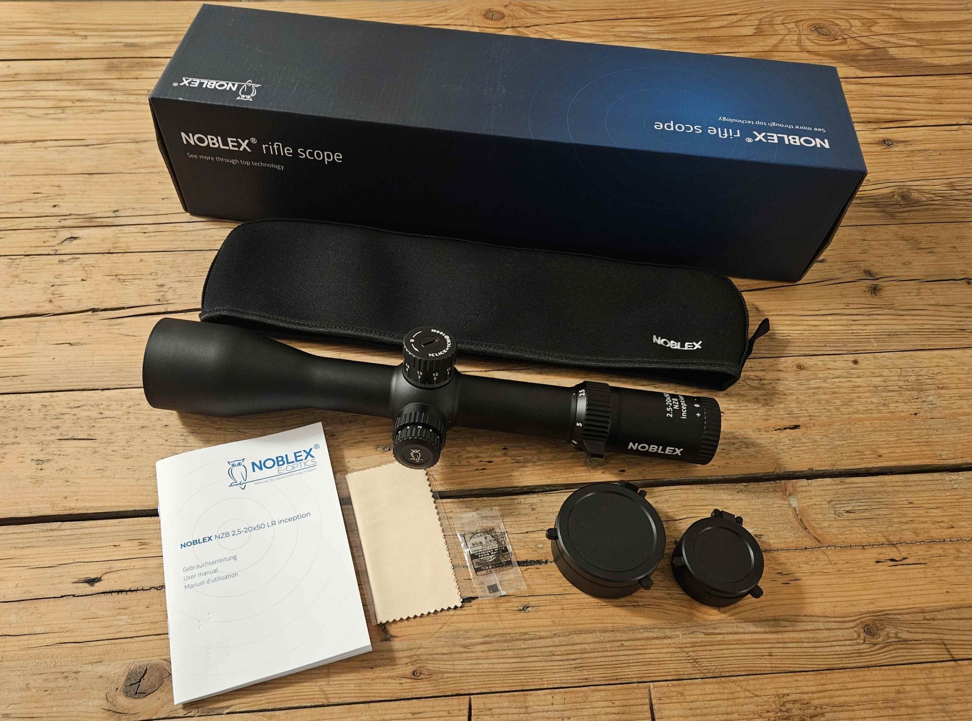 Noblex NZ8 2,5-20x50 LR Zielfernrohr - no Zeiss Swarovski Kahles 3-12x56 2,5-15x56 5-30x50 2-16x50 – Bild 1