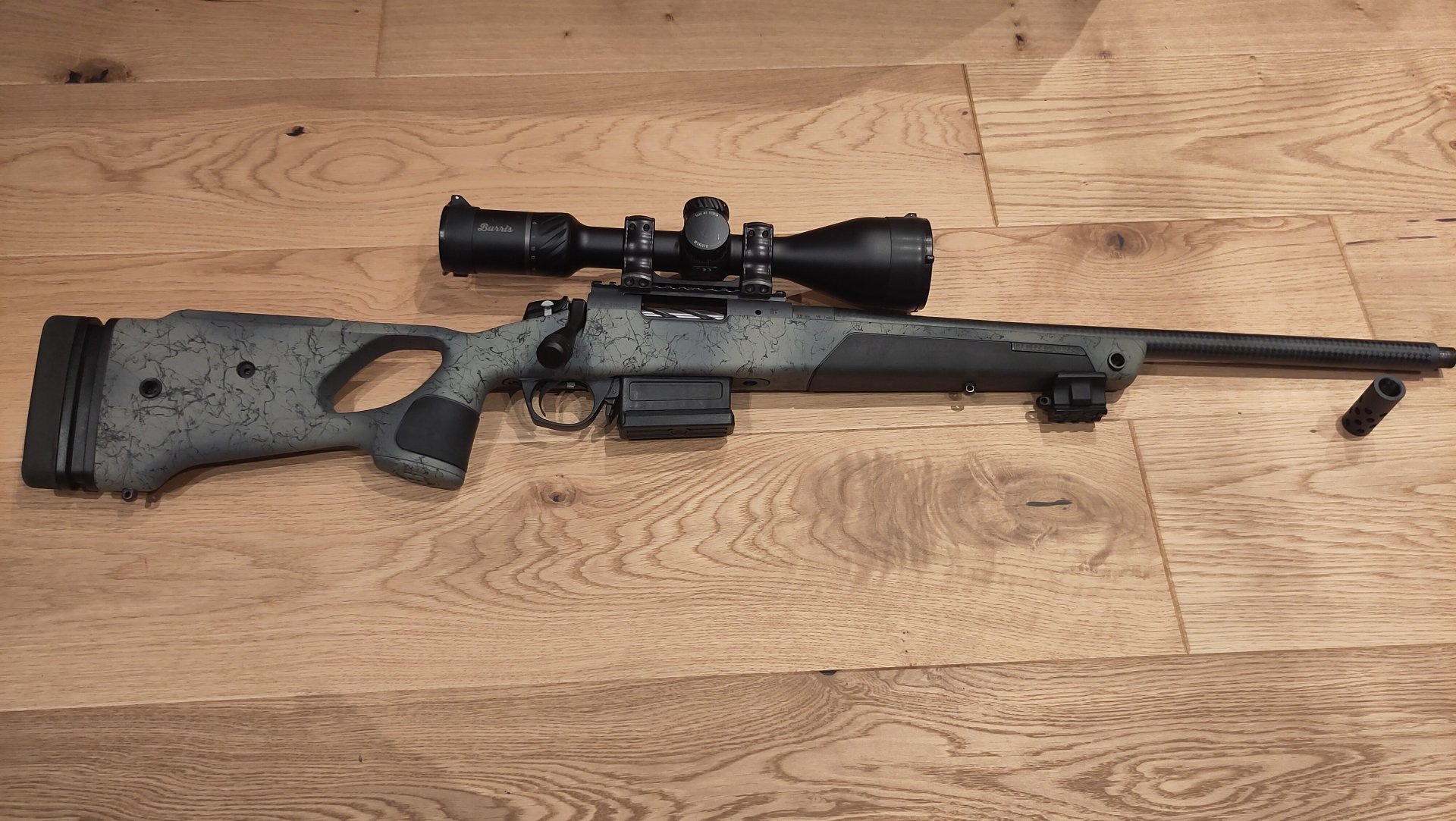 Bergara B14 Wilderness Thumbhole Carbon, 308 Win, ATZL Abzug – Bild 2