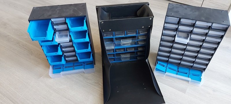 Lederkiste für Büchsenmacher+2 Schachtel für kleine Teile – Bild 2