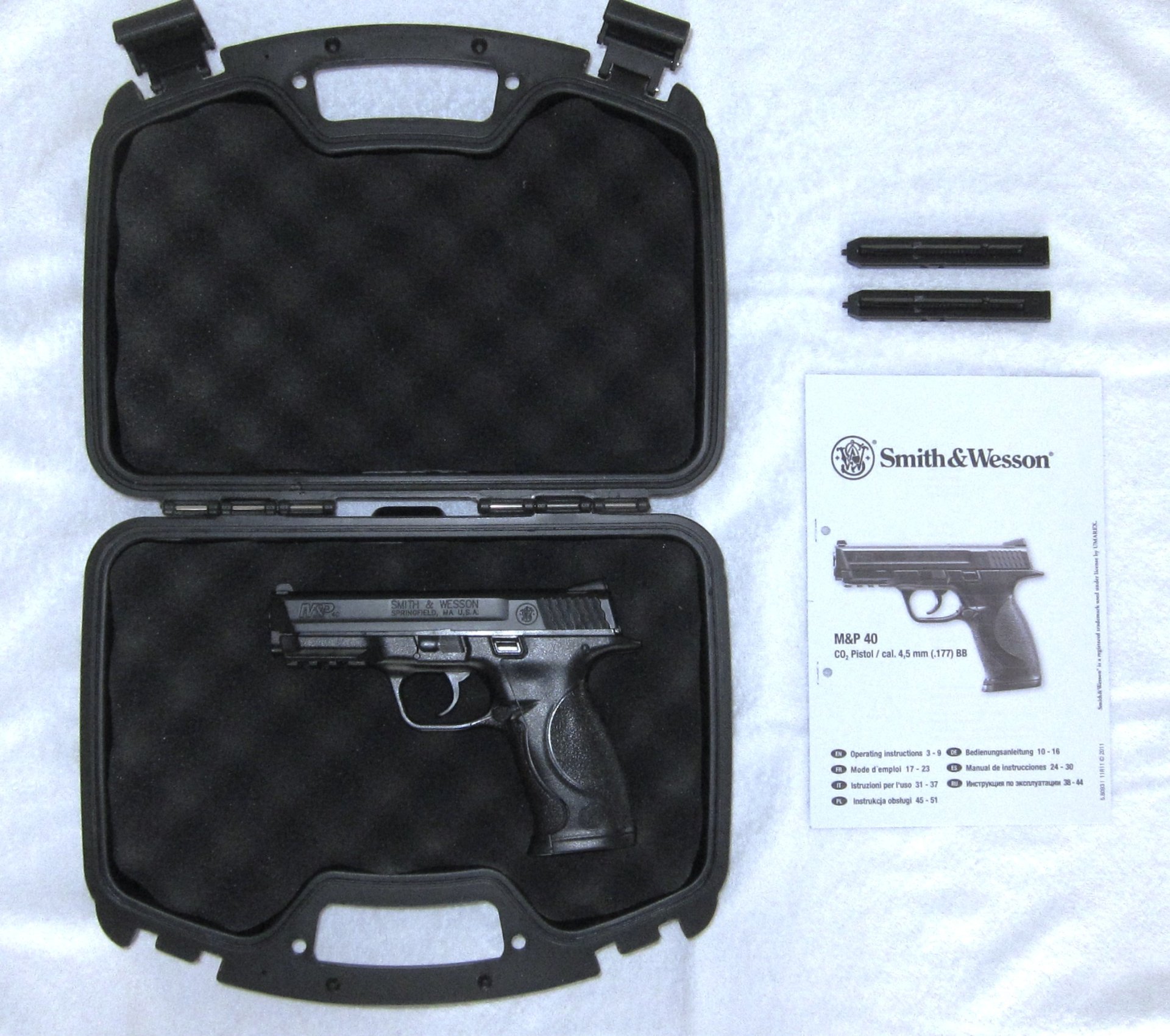 Smith & Wesson M&P40 CO2 stahl BBs – Bild 1