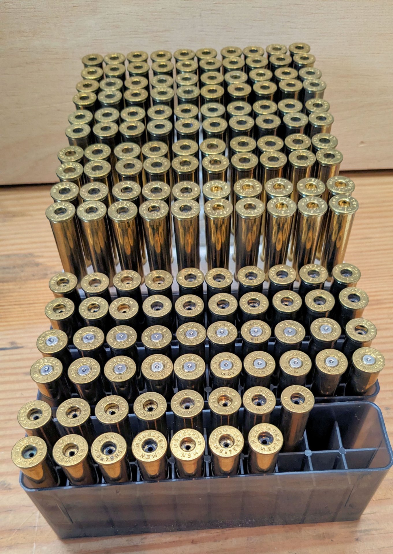 Hülsen 8x75 RS (150 Stück, überwiegend gebraucht) – Bild 2